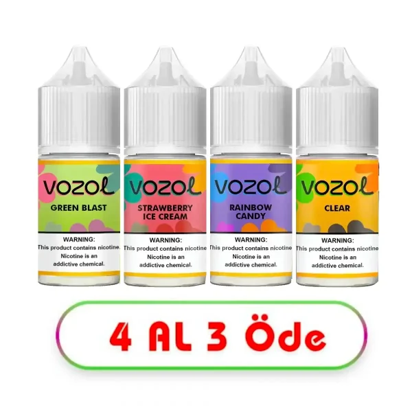 Vozol Likit 4 al 3 Öde Kampanyası 30ml x 4