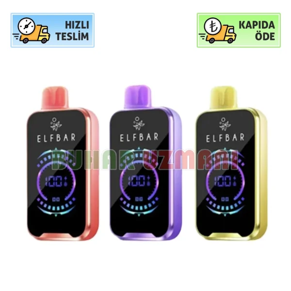 Elf Bar 20000 Puff Raya D2 Tüm Aromalar